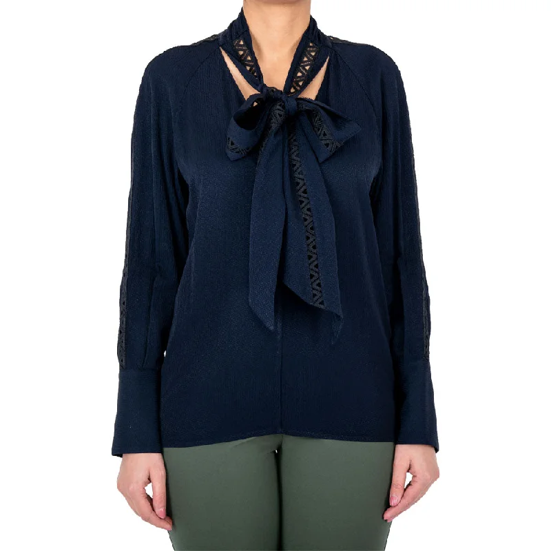 Simona Corsellini Women's Dark Blue Blouse