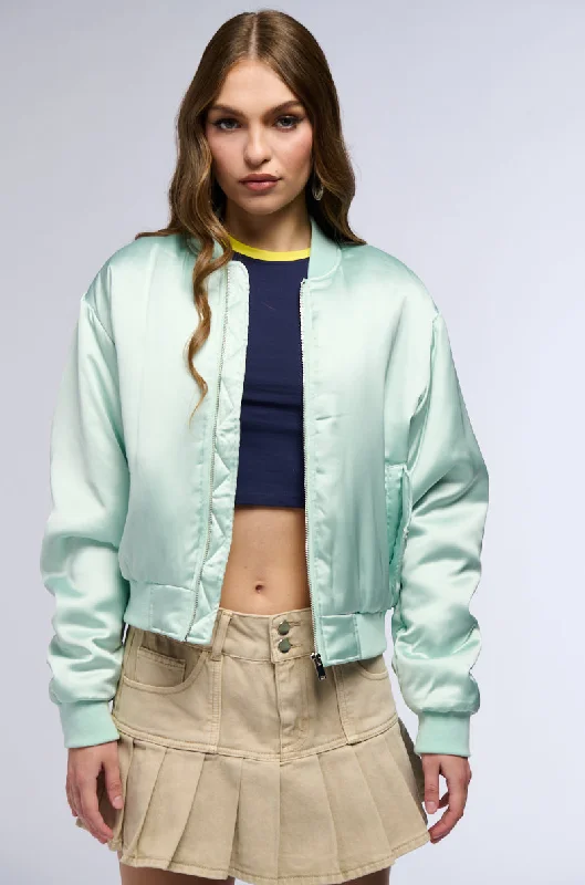 ARIZONA SATIN BOMBER