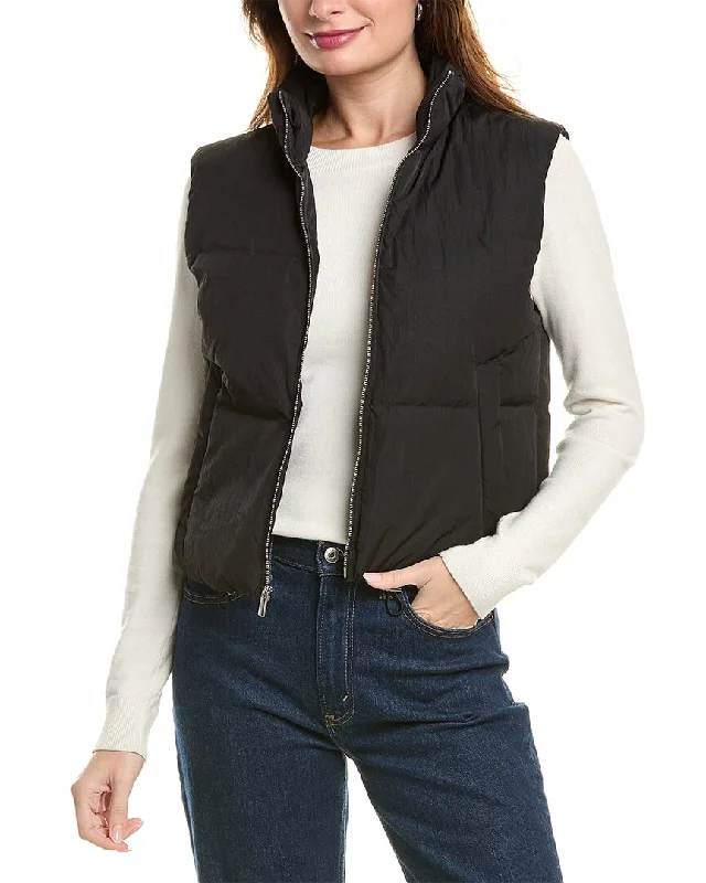 Theory Crop Puffer Vest