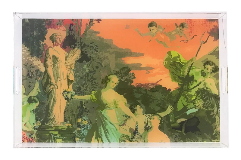 CYPRUS PICNIC ACID GREEN 22.5X14.5 ACRYLIC TRAY