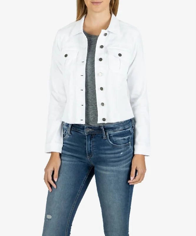 Kara Jacket in Optic White