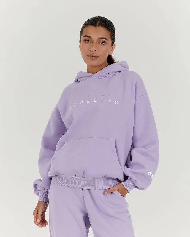 OVERSIZED HOODIE - LAVENDER