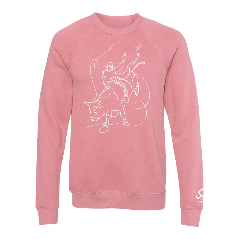 JJ X PBR Pencil Sketch Ladies Crewneck