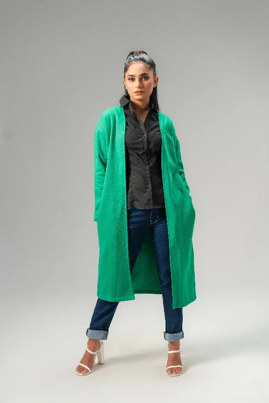 East West Women's Fleece Long Coat