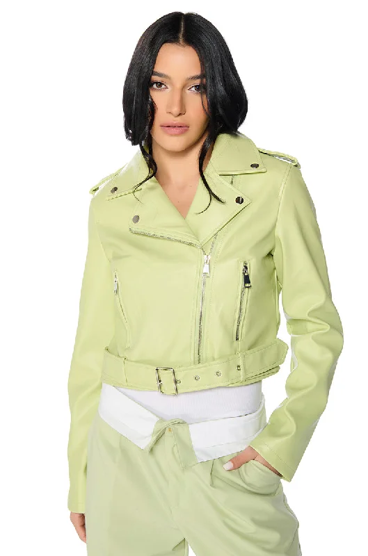 READY FOR SPRING CROP MOTO JACKET