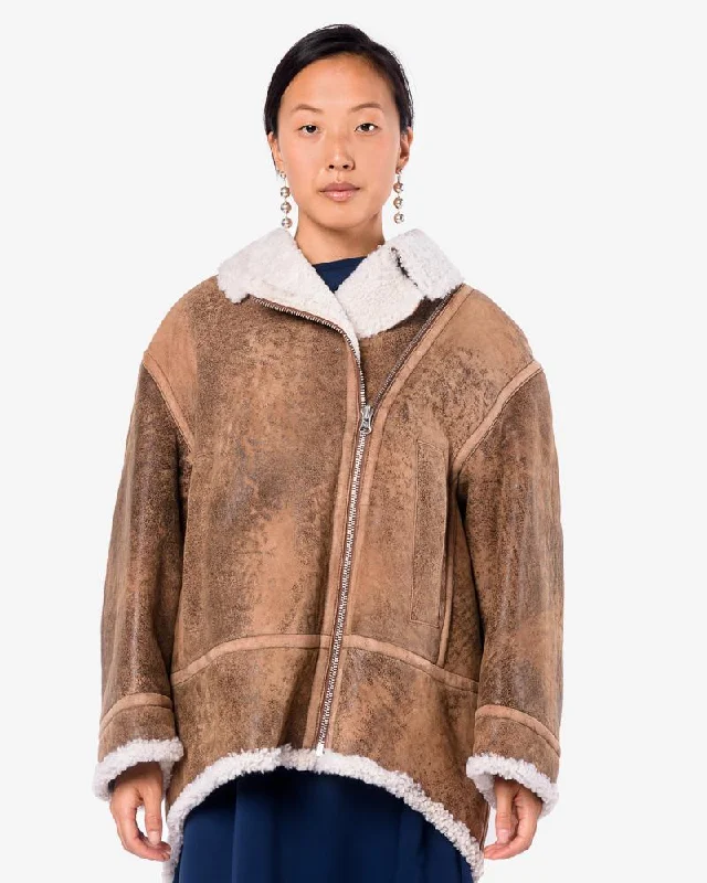 Sherpa Jacket in Brown