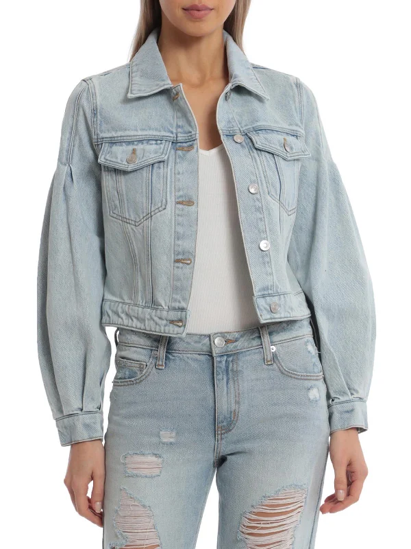 Womens Lightweight Short Denim Jacket