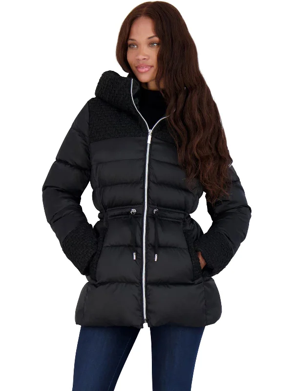 Womens Slimming Novelty Puffer Jacket