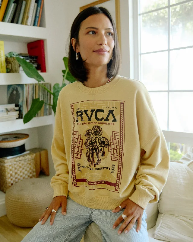 Court Crewneck Sweatshirt - Sahara Sun