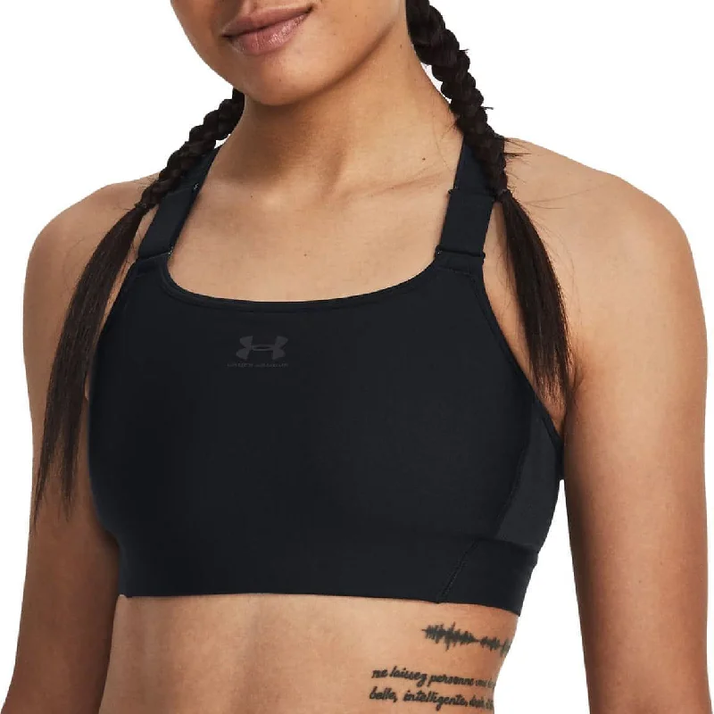 Under Armour HeatGear Armour High Womens Sports Bra - Black