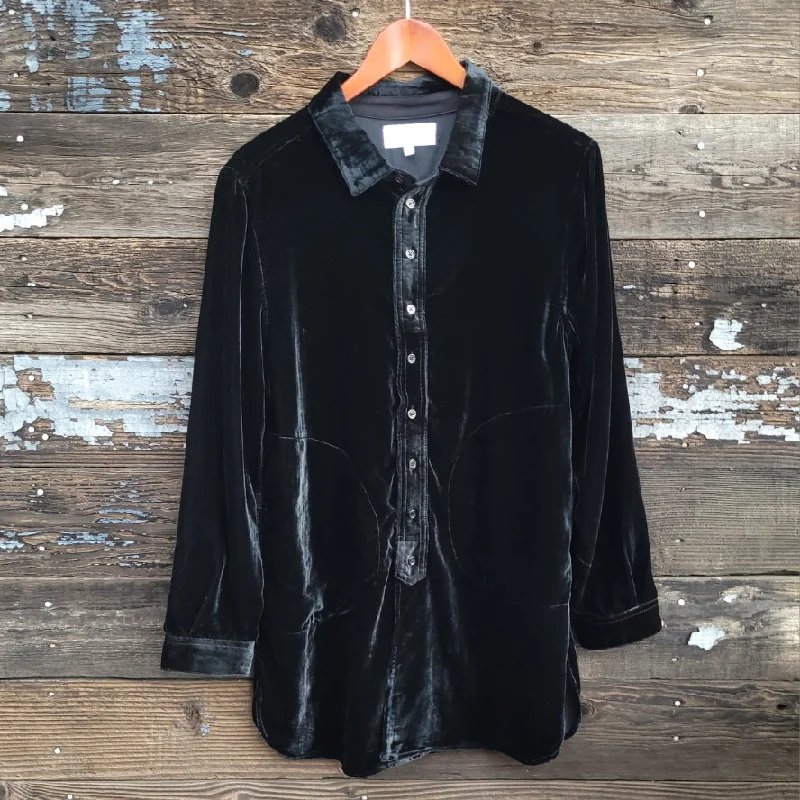 Dear John Denim - Hazel Velvet Tunic - Black