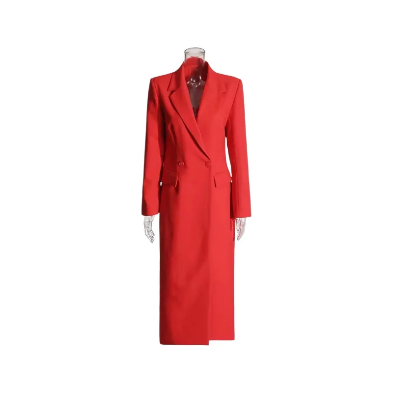 FANNY Red Long Coat