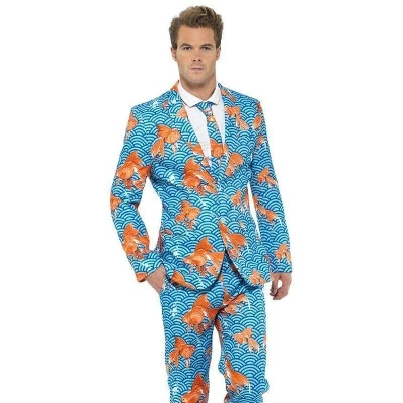 Goldfish Stand Out Suit Adult Blue Orange