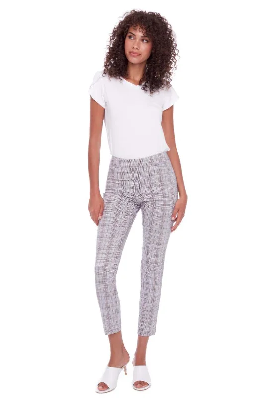 ICELAND PLAID TECHNO ANKLE PANT By Up! 68024