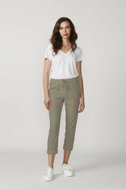 L.T.L. Port 7/8 Pant in Sage NLA2743F by Lania the Label