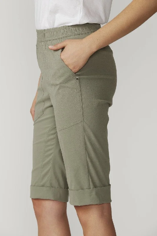 LTL Cuffed Short In Sage - LA2790 by Lania