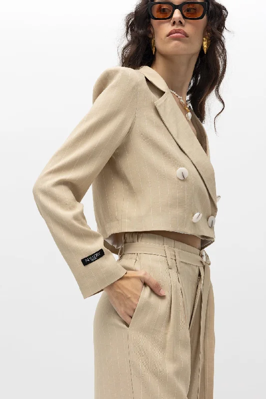 SANDRA BEIGE BLAZER