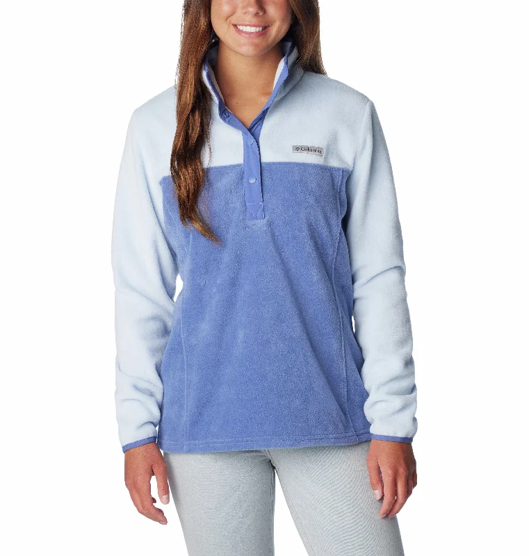 Columbia Ladies Benton Springs 1/2 Snap Pullover Fleece -WHISPER