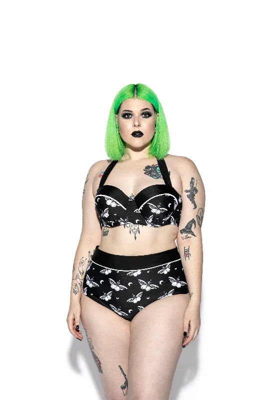 Death Moth Swim Top