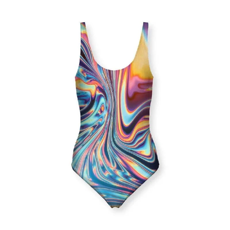 Metallic Flow Women's One Piece Swimsuit