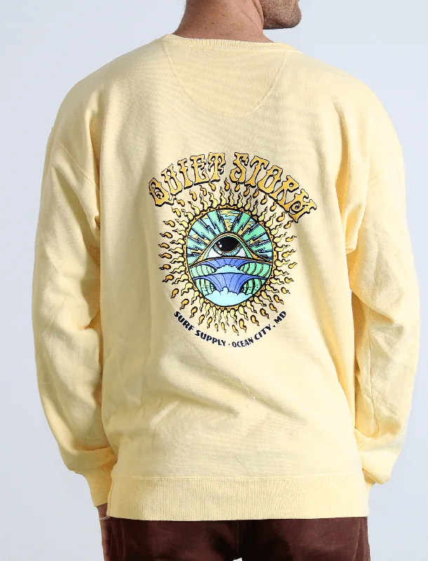 Multi Color Eye Crew Fleece