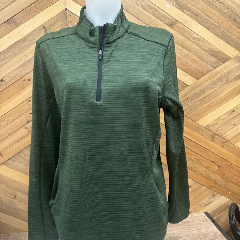 Stormtech - Women's 1/4 Zip Pullover Fleece - MSRP $75: Green / Black-women-XL