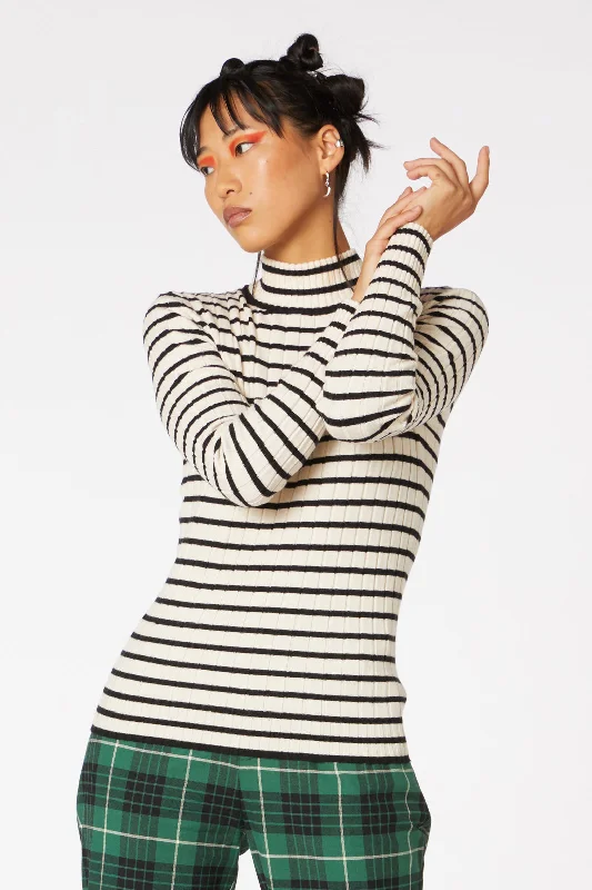 Tower Stripe Knit Skivvy