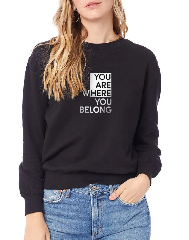 Women's You Are Here Washed Terry Sweatshirt