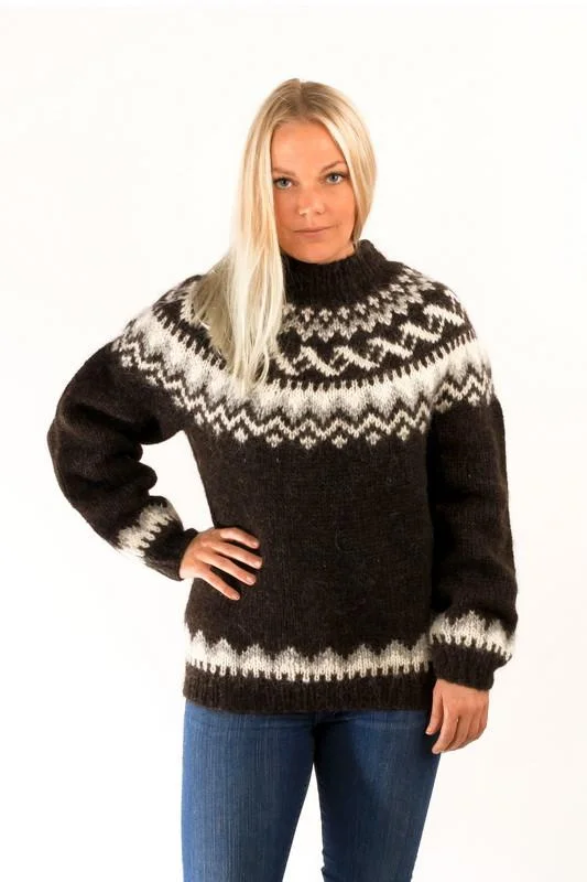 Traditional Wool Pullover Black